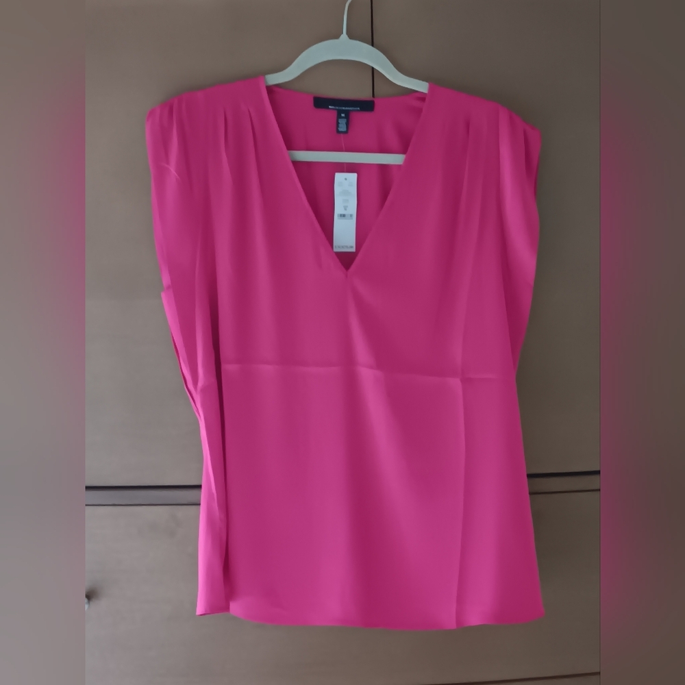 WHBM Women's Top, Size M, Pink, NWT